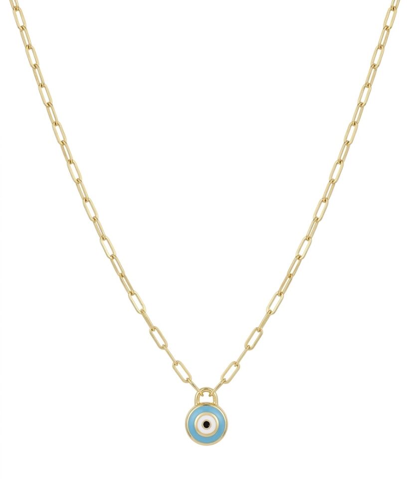 MİNE NAZARLI TIF GOLD KOLYE