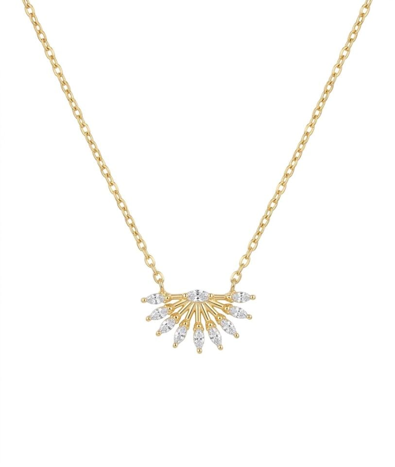 GOLD LOTUS KOLYE